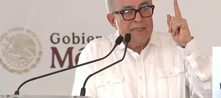 Llama Rubén Rocha transgénero al maíz transgénico y corrige el discurso en Sinaloa