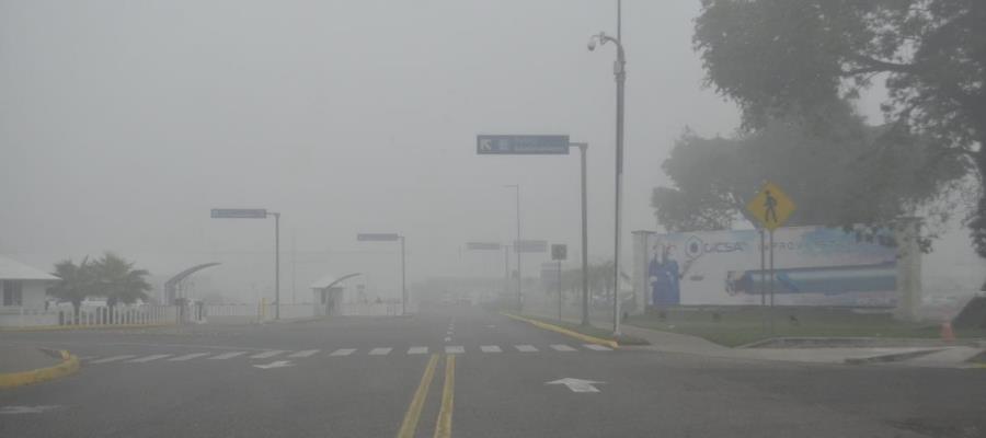 Banco de niebla, vuelve a afectar vuelos en el Aeropuerto de Villahermosa