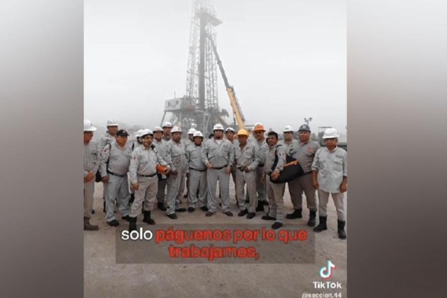 Pago justo exigen petroleros de la sección 44 y denuncian explotación laboral