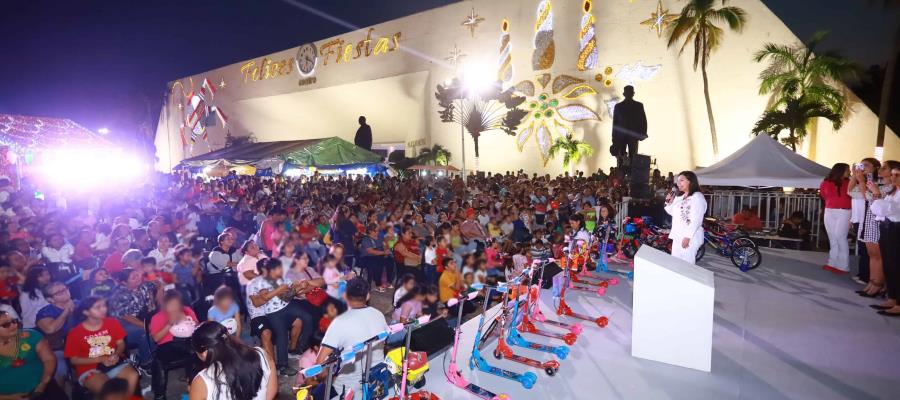 Con festejo de Día de Reyes llega a su fin el programa Noche Buena en Centro