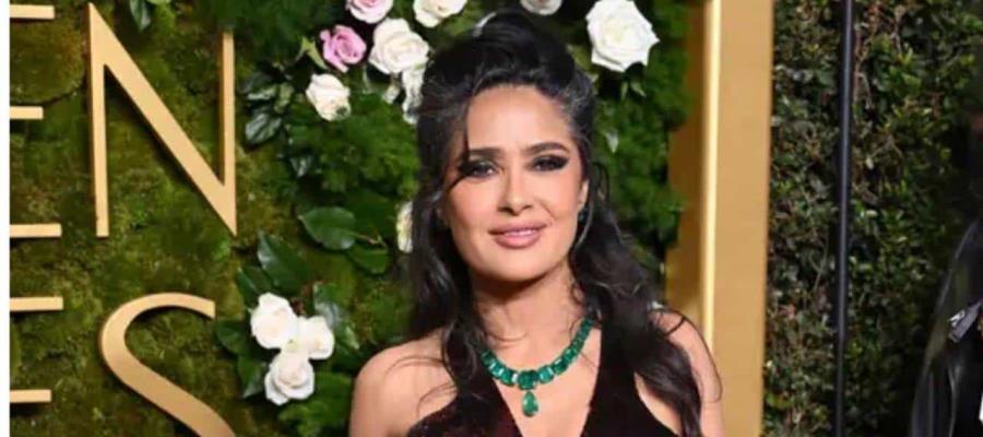 ¡Se acabó la juventud! Salma Hayek presume canas en alfombra roja