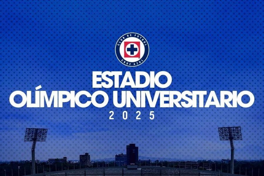 Cruz Azul recibe aprobación de Liga MX para jugar de local en estadio Olímpico Universitario