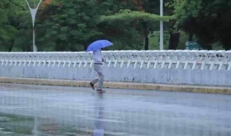 Continuarán lluvias y ambiente fresco este domingo en Tabasco