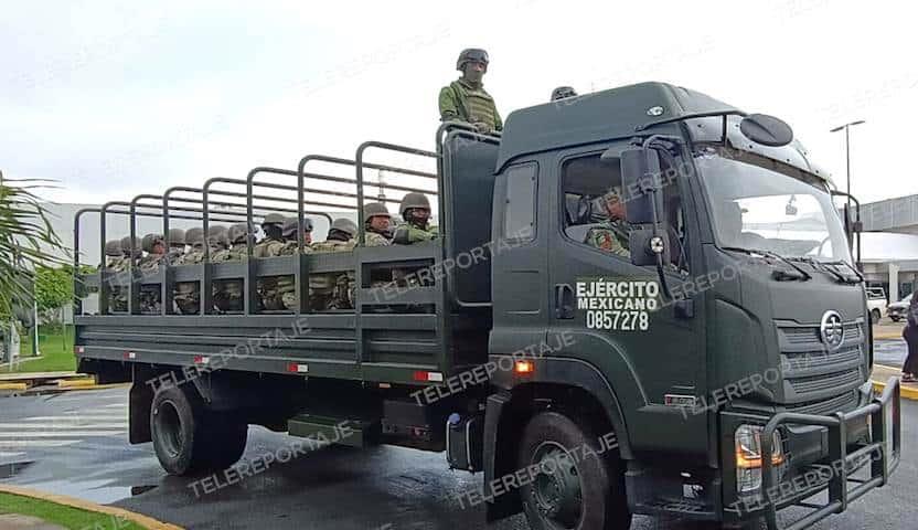 Llegan a Tabasco 180 elementos del Ejército para reforzar labores de seguridad