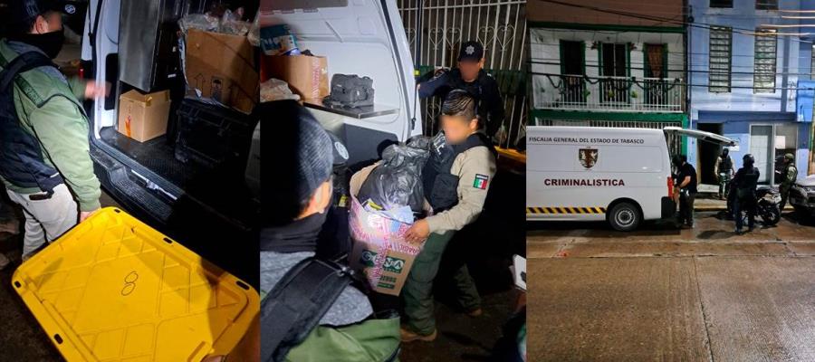 Aseguran 250 kilos de marihuana en cateo de inmueble de Villahermosa