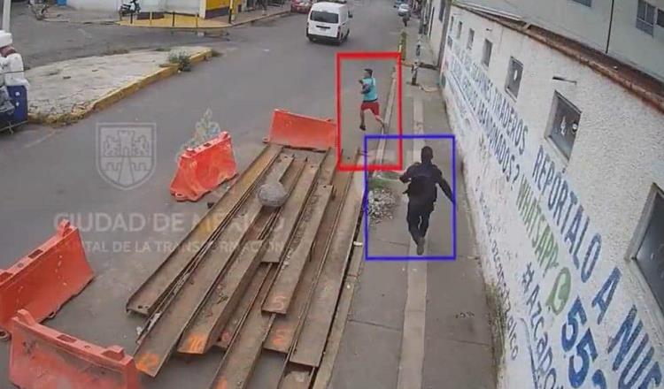 Lo detienen tras cansarse de correr en su huida en la CDMX