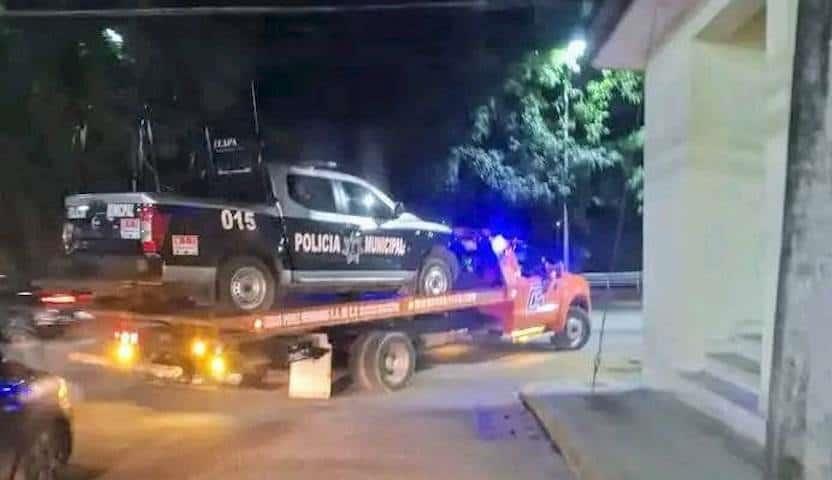 Balean patrulla de SSPC en Teapa la noche del sábado