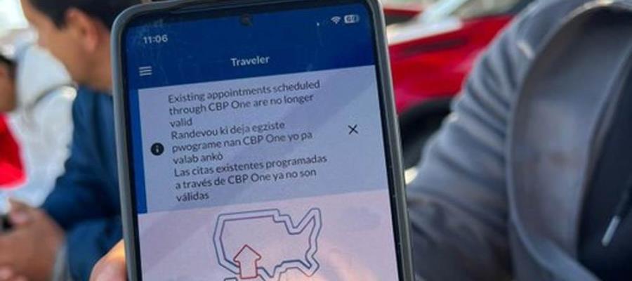 Cancela Trump CBP One, app que permitía entrada legal a migrantes a EE. UU.