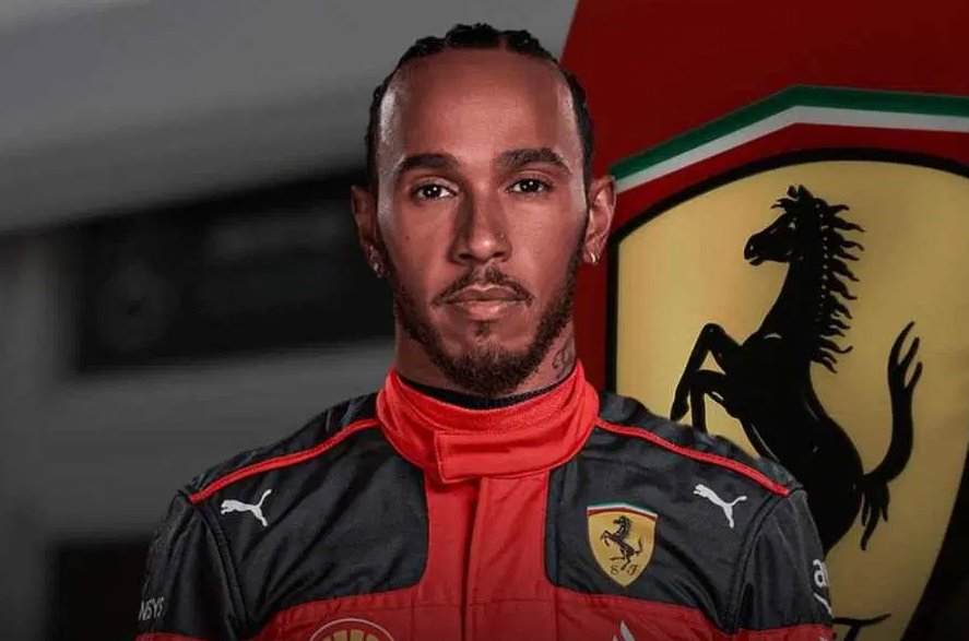 Lewis Hamilton ya viste de rojo; llega a Ferrari