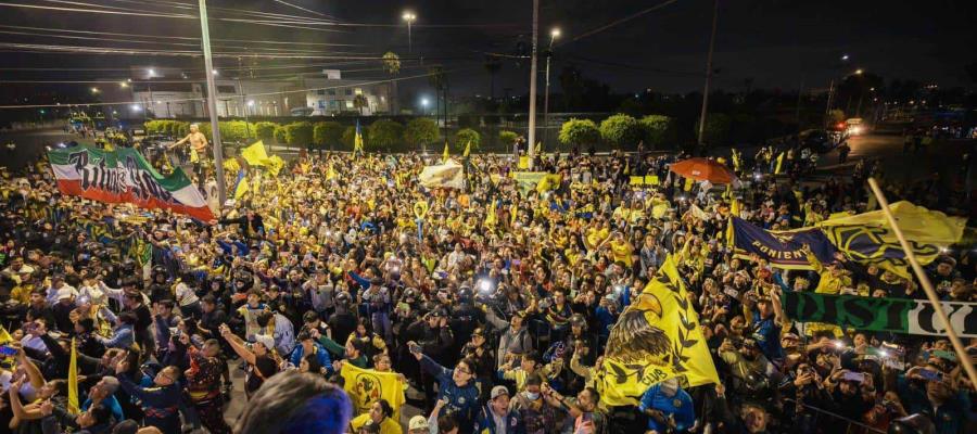 América celebra tricampeonato en el Estadio Azteca