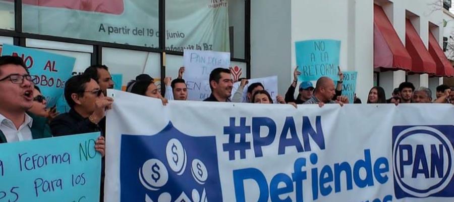 Protesta en Infonavit fue para evitar que Morena se robe los ahorros de los trabajadores: PAN a Sheinbaum