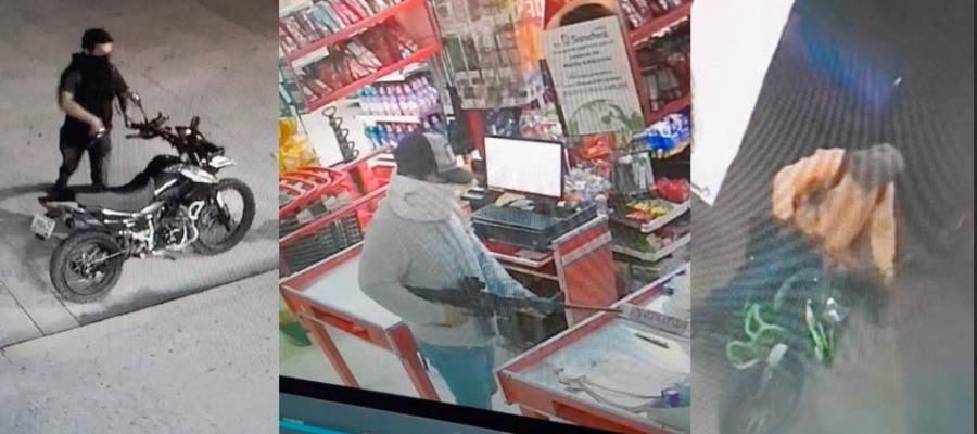 Asaltan a mano armada cuatro tiendas en Parrilla