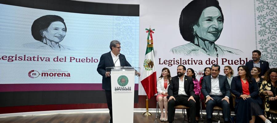 Gasta Morena 2 mdp para acondicionar espacio para “mañanera” de sus diputados