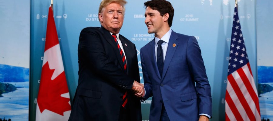 Trump y Trudeau, llegan acuerdo para frenan imposición de aranceles por 30 días