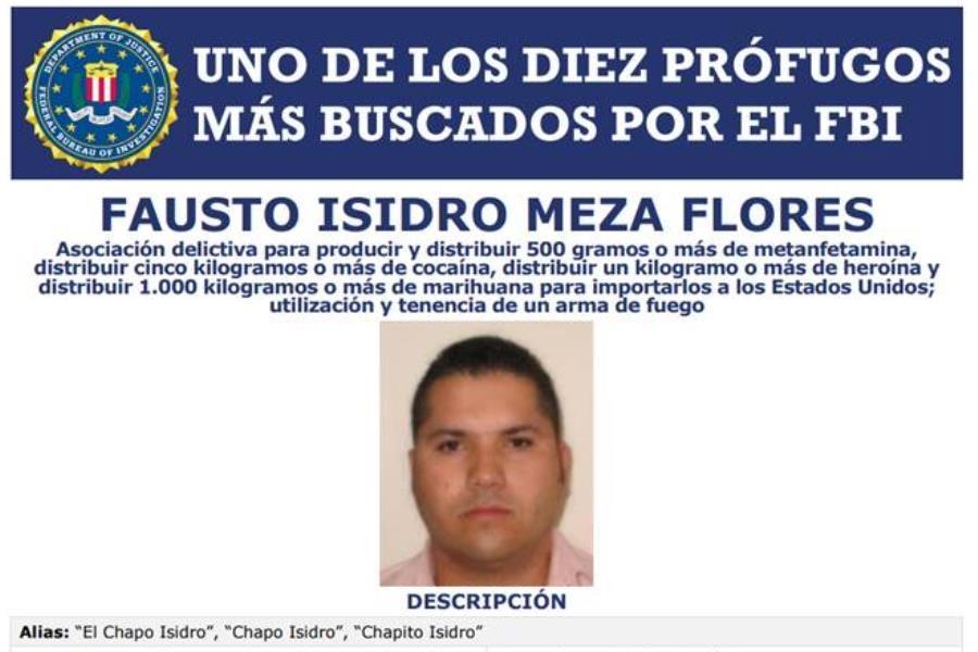 FBI incluye a “El Chapo Isidro” a lista de los más buscados