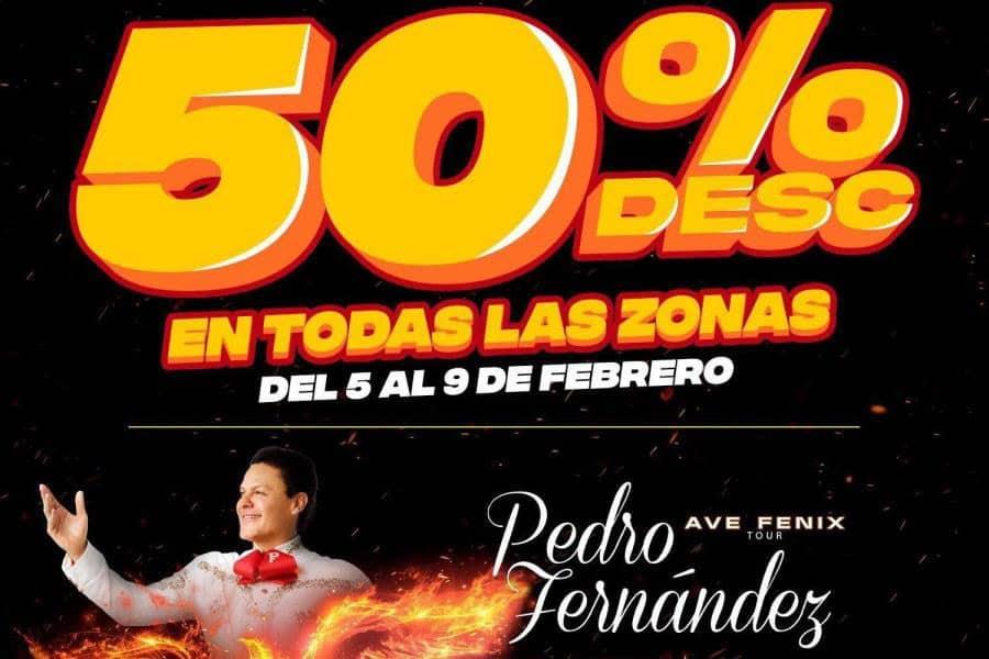 Ha-Ash al 30% de descuento y Pedro Fernández al 50% en Villahermosa