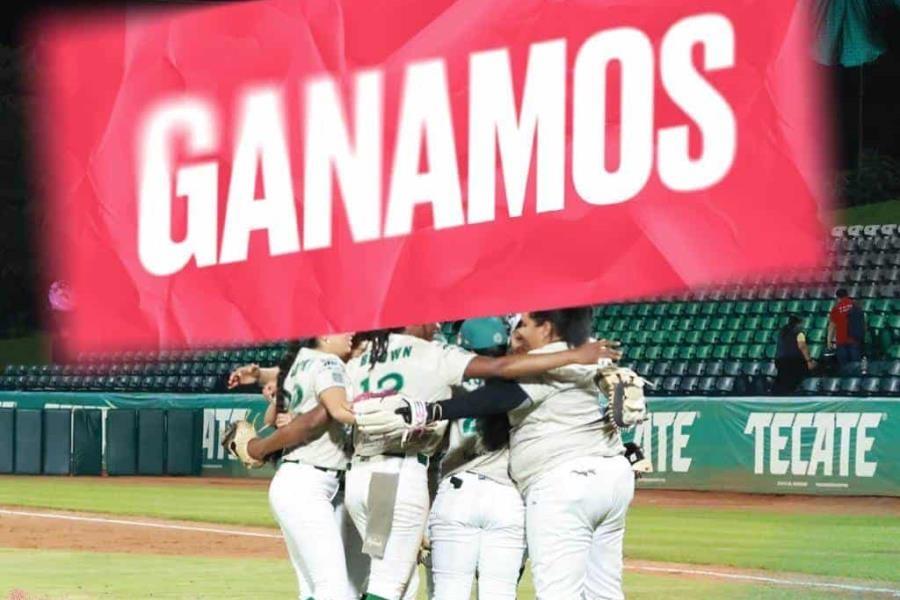 Las Olmecas vencen 7-3 en 1ero de la serie a El Águila de Veracruz. Softbol