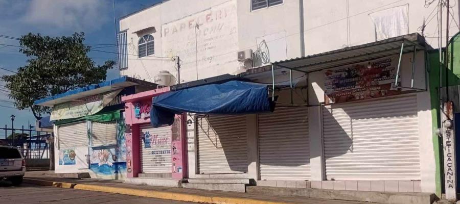 Comercios bajan cortinas y escuelas registran baja asistencia en Ocuiltzapotlán