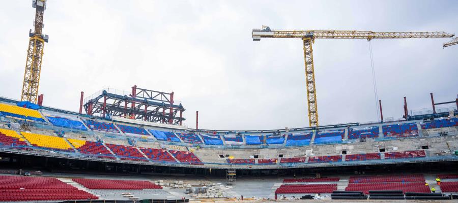 Barcelona presenta importantes avances en reconstrucción del Camp Nou