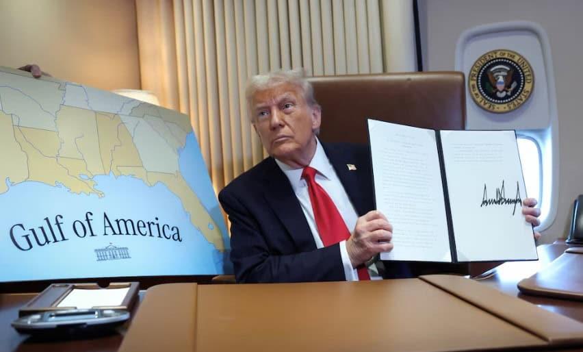 Trump declara el 9 de febrero como el “Día del Golfo de América”