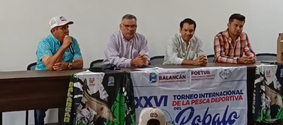 Anuncian el XXVI Torneo Internacional del Robalo en Balancán