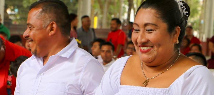 30 parejas se dan el sí en boda colectiva de Pomoca en Nacajuca