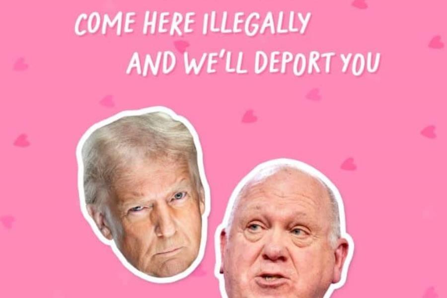 Trump manda “mensaje de San Valentín” a migrantes a través de la cuenta de la Casa Blanca