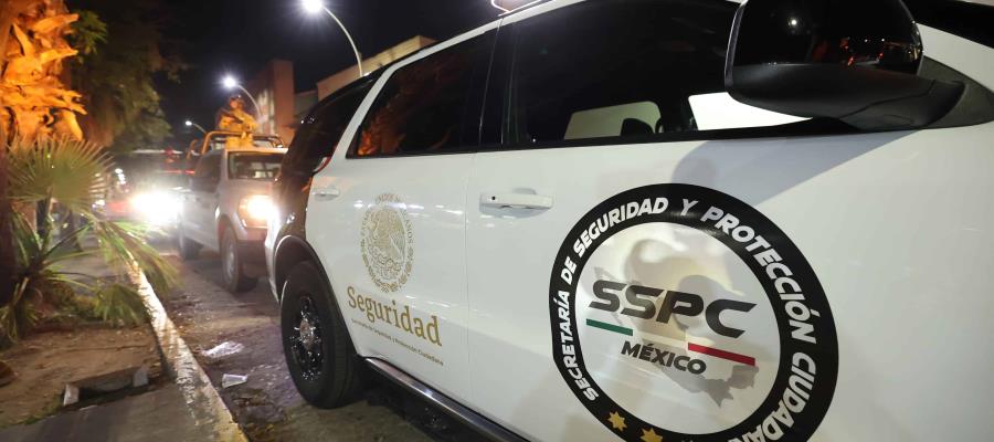 Con 150 elementos de la SSPC Federal refuerzan vigilancia en Tabasco