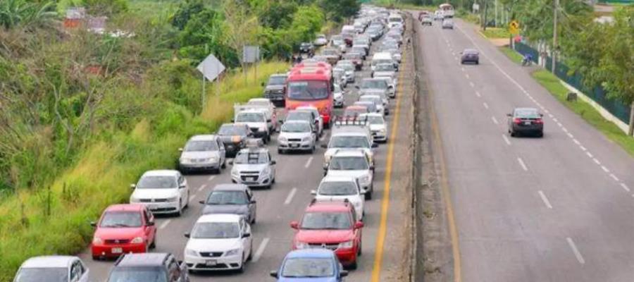 Cerrarán carril en la carretera Teapa-Villahermosa por obra este lunes 28 Cerrarán carril en la carretera Teapa-Villahermosa por obra este lunes 28