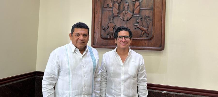 Se reúne gobernador con Diego de la O, dirigente del PVEM, en Palacio de Gobierno Se reúne gobernador con Diego de la O, dirigente del PVEM, en Palacio de Gobierno