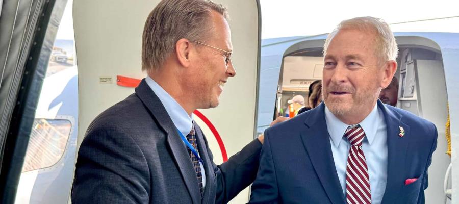 Llega a CDMX Ronald Johnson, nuevo embajador de EE. UU. en México Llega a CDMX Ronald Johnson, nuevo embajador de EE. UU. en México