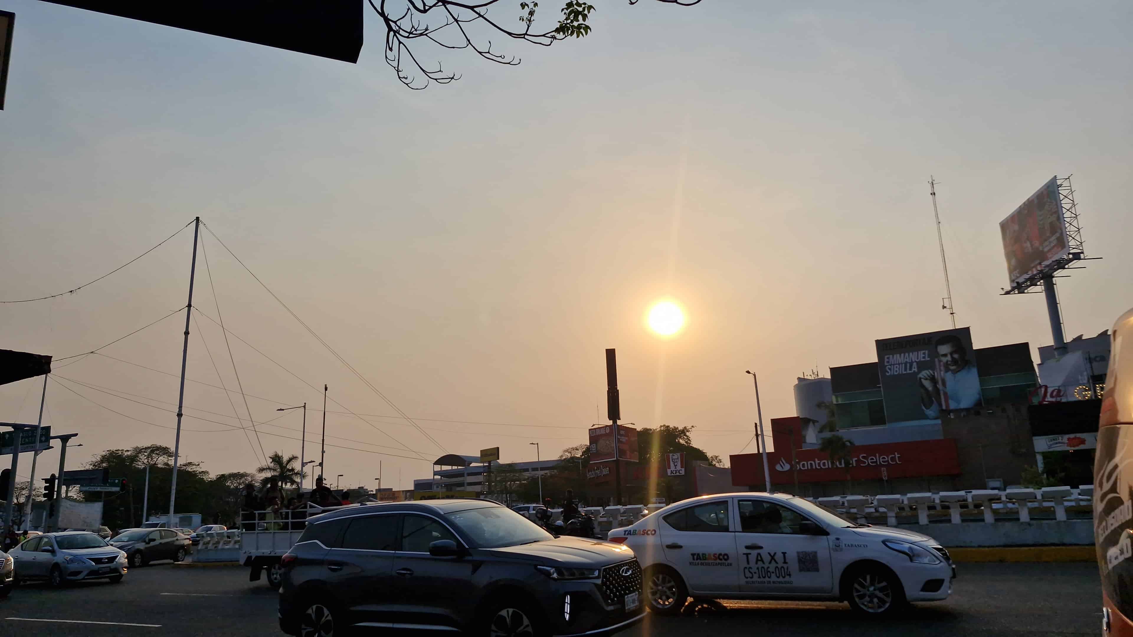 Ambiente caluroso y baja probabilidad de lluvia prevé Conagua para este lunes en Tabasco