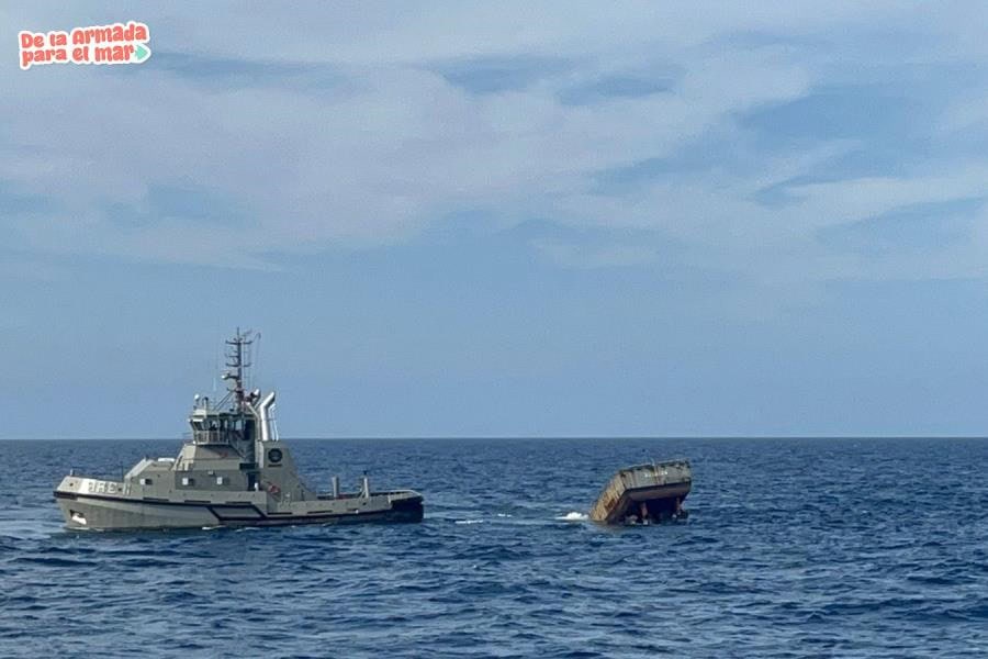 Hunde Semar primer casco para Sistema Arrecifal Artificial de Tamaulipas