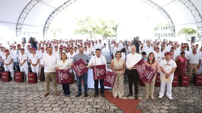 Desde Tenosique dan banderazo simbólico a “Salud Casa por Casa”