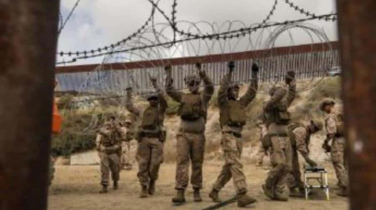 Soldados de EE. UU. realizan primeras detenciones de migrantes en zona militarizada en la frontera con México