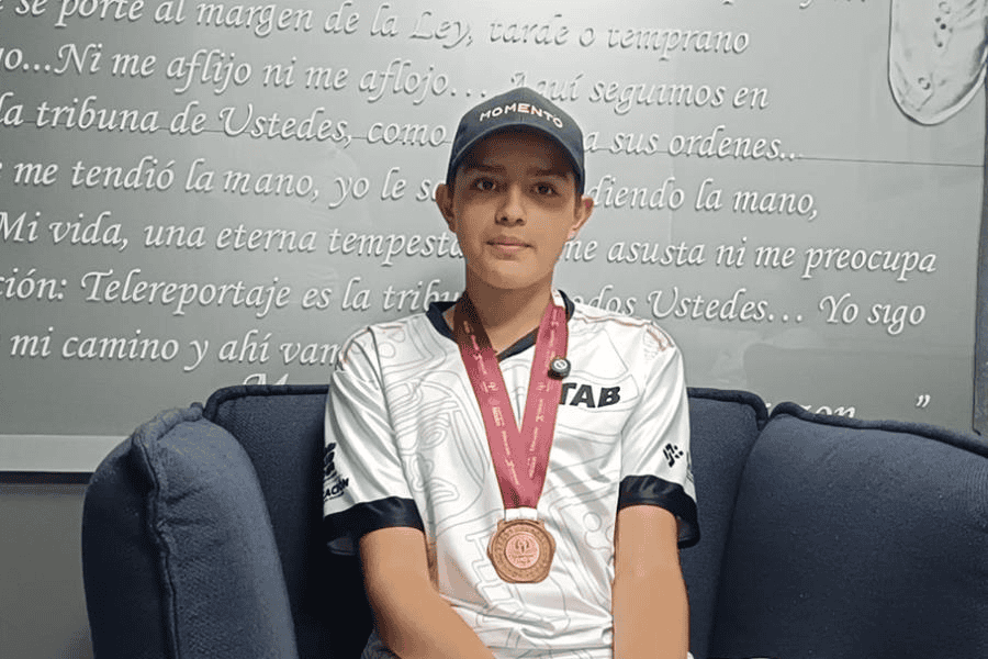 “Todo esfuerzo tiene su recompensa”: Ernesto Torres, bronce en la Olimpiada Nacional 2025