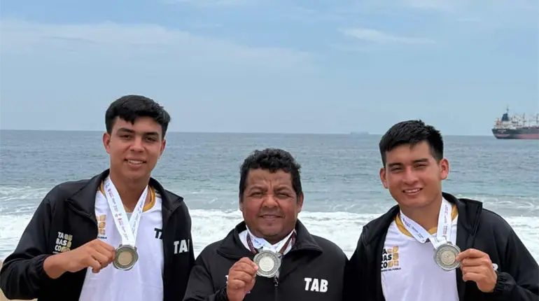 Tabasco se lleva plata en voleibol de playa en la Olimpiada Nacional
