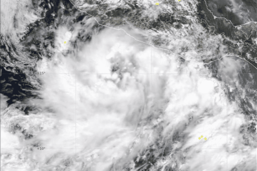 Se forma tormenta tropical Dalila en el Océano Pacífico