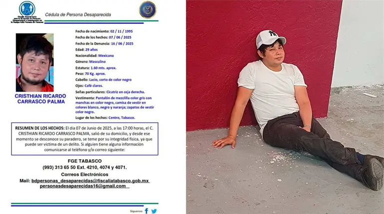 “Te voy a buscar hasta encontrarte”: madre tabasqueña busca a su hijo