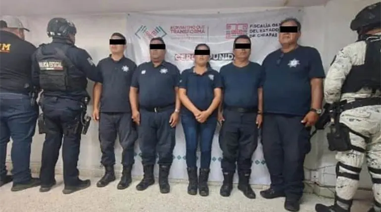 En Chiapas, vinculan a proceso a 5 policías municipales por homicidio, ejercicio ilegal y abandono de funciones