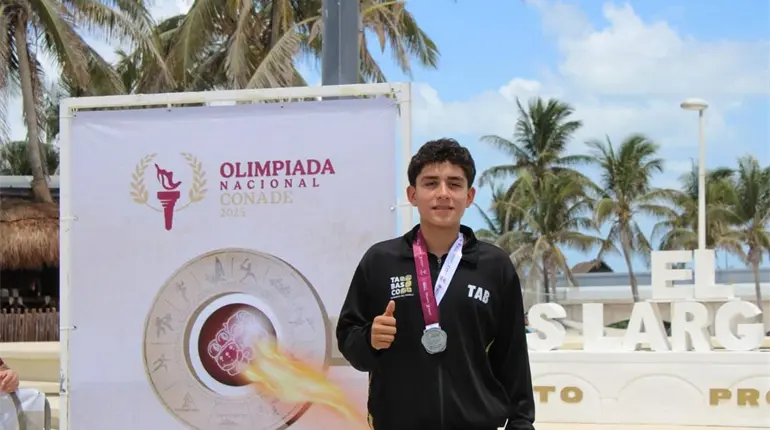 Roldán Abarca gana plata para Tabasco en duatlón