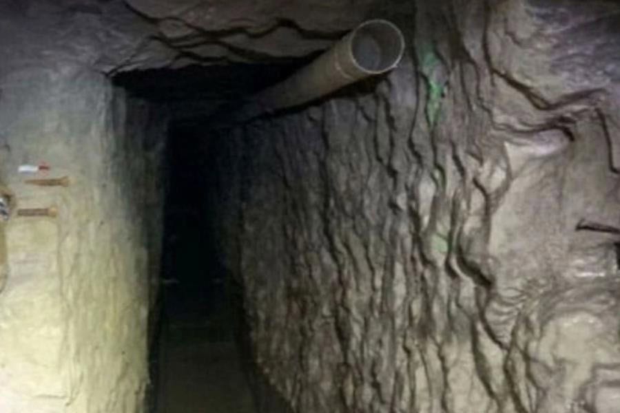 Descubren “narcotúnel” de un kilómetro bajo cuartel de la GN en Mexicali, Baja California