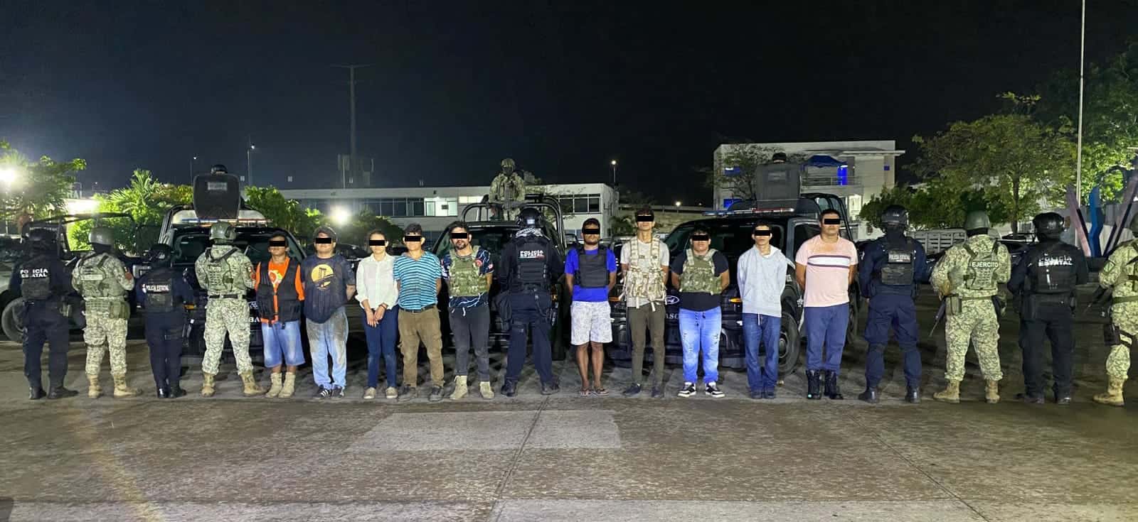 Detienen en Centro y Jalpa a 11 presuntos generadores de violencia