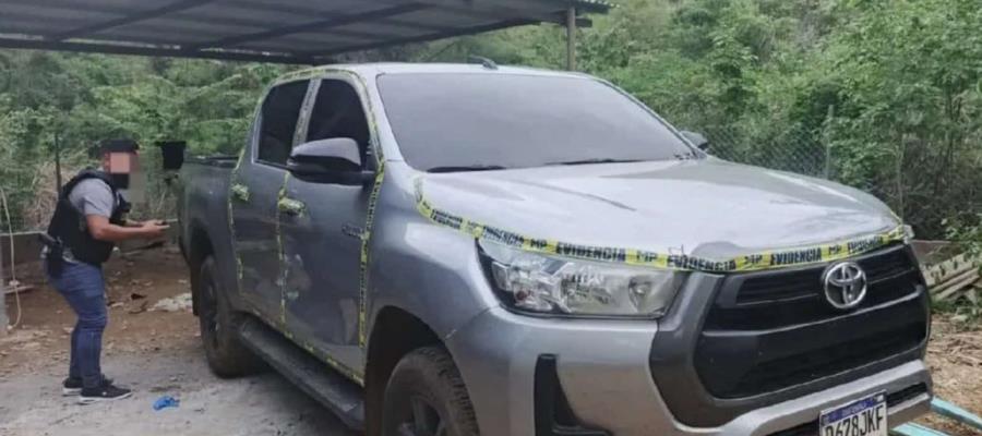 Fuerzas de seguridad aseguran carro “monstruo” en la frontera México y Guatemala
