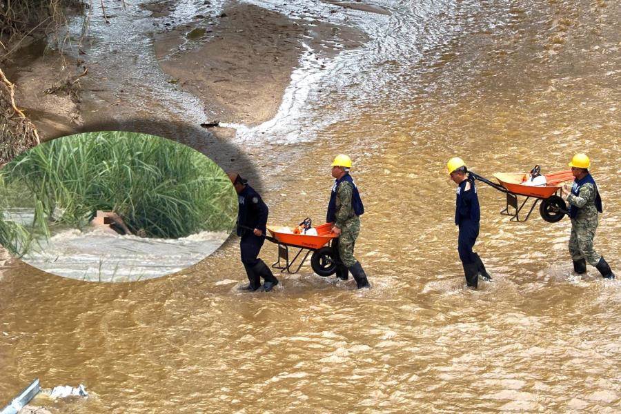 Recuperan cuerpo de hombre ahogado en Oaxaca, tras el paso de Erick