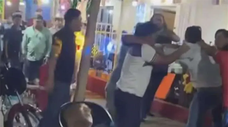 Se desata batalla campal en Jalupa, Jalpa en el marco de las festividades de San Juan Bautista