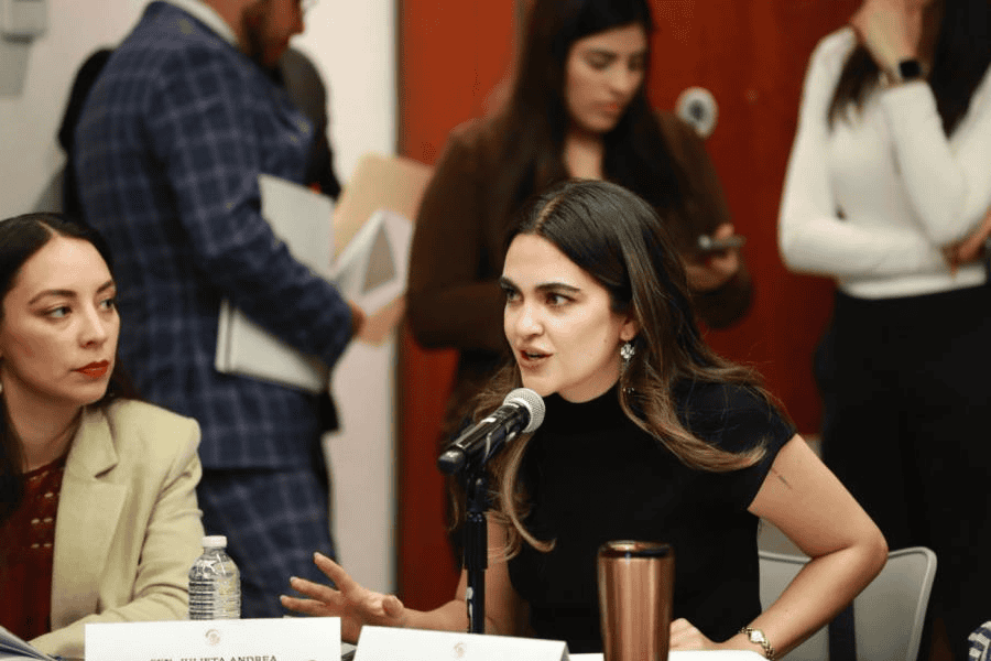 Andrea Chávez no descarta buscar la Presidencia del Senado