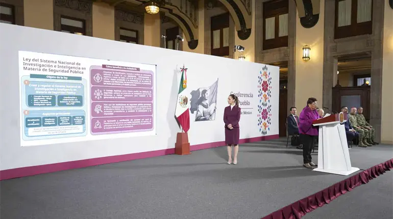 Presentan en ‘La Mañanera’ Ley de la GN y Ley de Inteligencia e Investigación