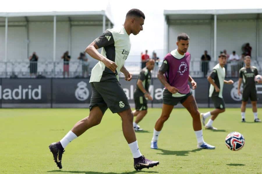 Mbappé se incorpora a los entrenamientos del Real Madrid