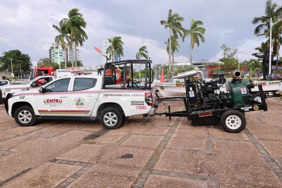 Gobierno de Centro se declara listo para afrontar la temporada de lluvias